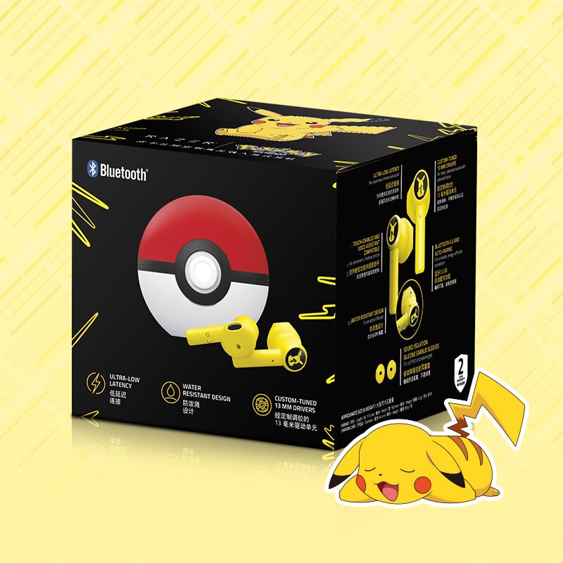 ⭐Giá Thấp Nhất⭐Tai Nghe Bluetooth 5.0 Không Dây 100% Chính Hãng Razer Pokemon TWS Phiên Bản Giới Hạn Pikachu