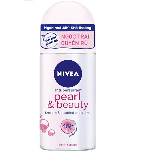 Lăn Ngăn Mùi NIVEA Pearl&Beauty Dưỡng Sáng Da Ngọc Trai (50 ml) - 83735 | BigBuy360 - bigbuy360.vn