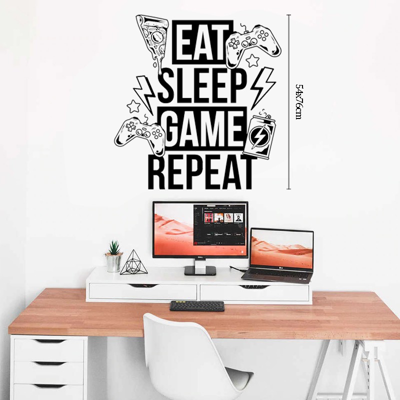 Decal Dán Tường Chủ Đề Game 03 | Decal Dán Tường Trang Trí Quán Cafe, Quán Net, Trang Trí Phòng Ngủ
