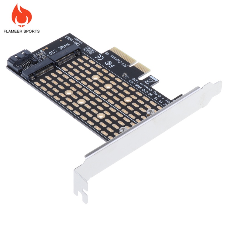 Flameer Sports  M . 2   NVME   to   PCI - E   3 . 0   X4   SSD   Adapter   Converter   M - Key   Extention   Card