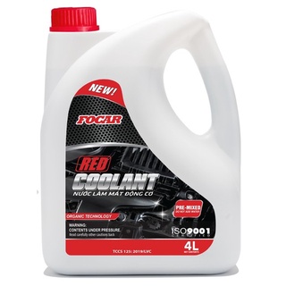 Nước làm mát động cơ ôtô FOCAR Red Coolant 4 lít  Ship hỏa tốc