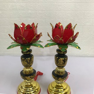 Đèn thờ điện hoa sen
