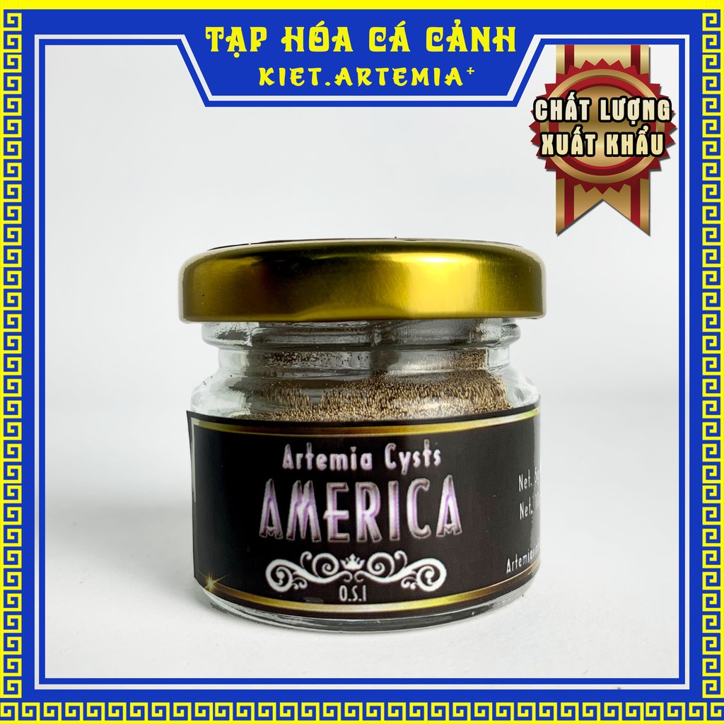 Trứng Artemia Mỹ Loại 1 - Artemia Mỹ Chuyên dùng cho cá bột