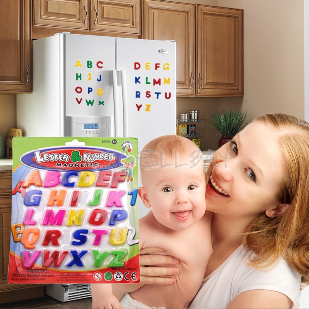Baby Toy 26PC Colorful Letters Kids Alphabet Fridge Magnet Child Educational Toy