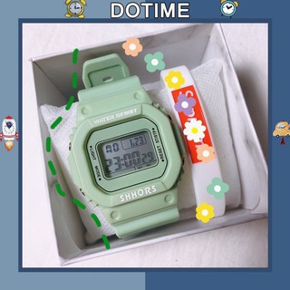 Đồng hồ nữ Dotime xanh matcha thể thao phong cách siêu cá tính ZO78