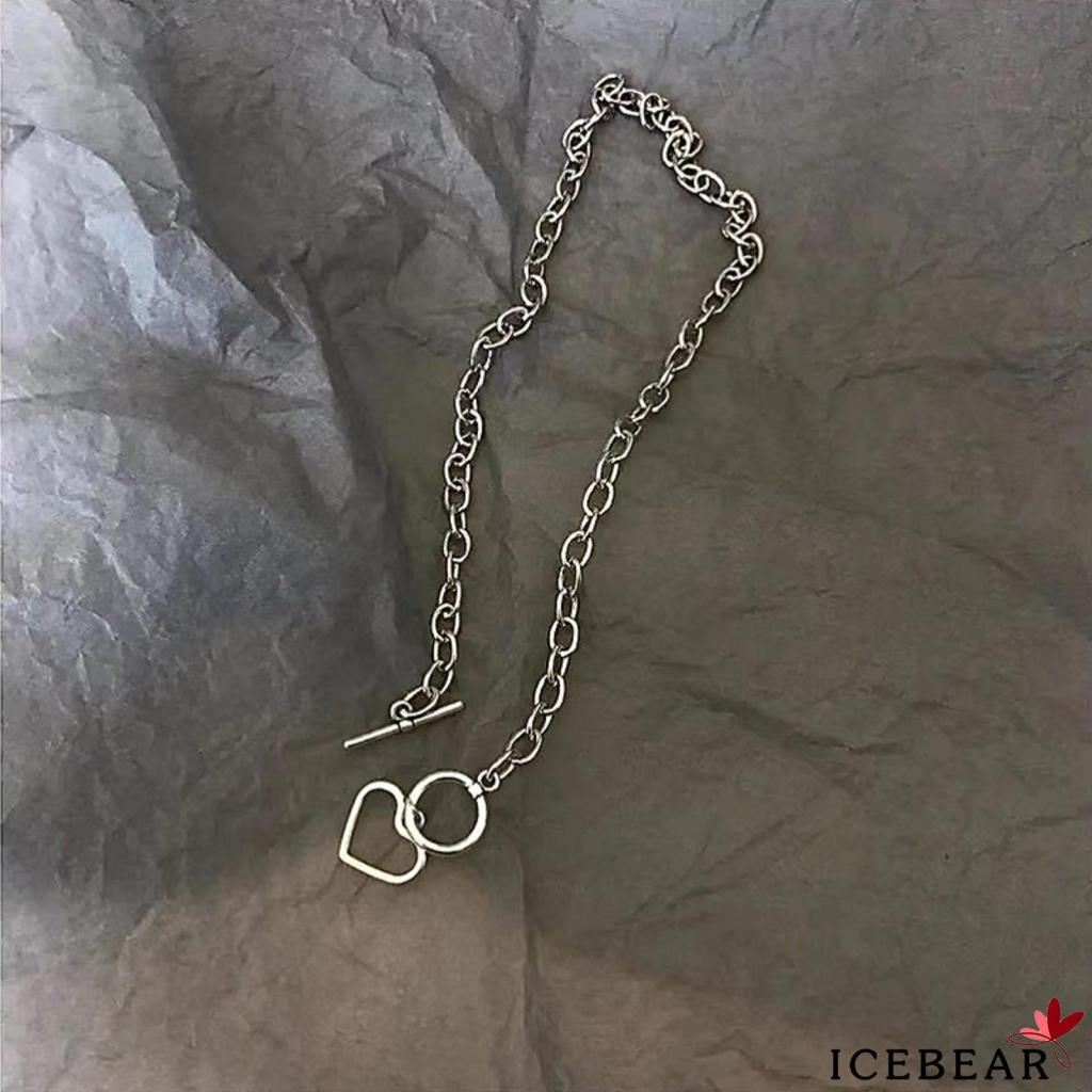 Vòng cổ mặt hình trái tim nhiều màu sắc cho nữ