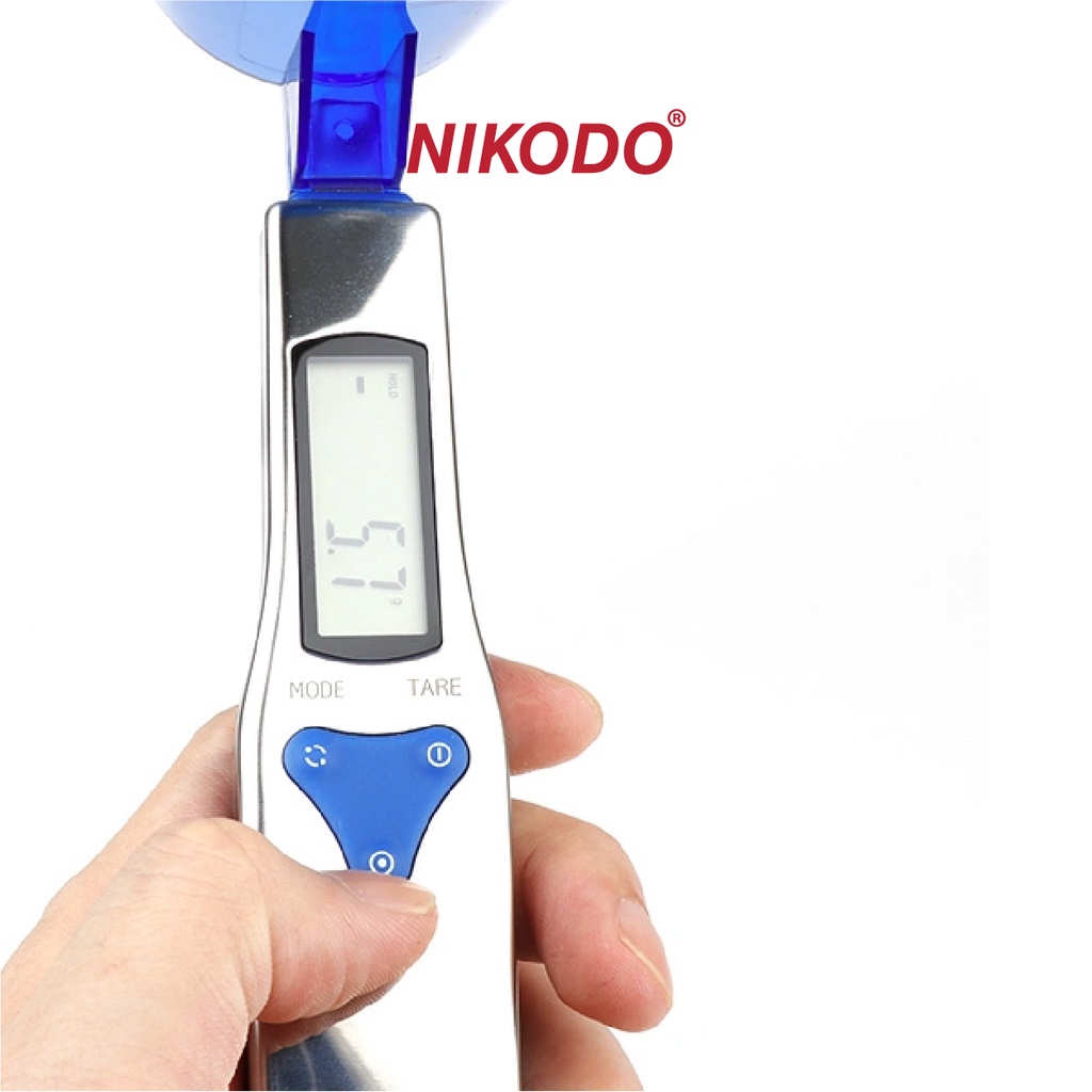 Cân điện tử tiểu ly dạng thìa muỗng 500g/0.1g, kèm pin, đong, đo yến, gia vị, nguyên liệu làm bánh - Nikodo