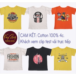👕Áo Phông - Áo thun Bé Trai KAYZING Cotton 100% 4Chiều Thoáng Mát 1T-8T: Mã 025