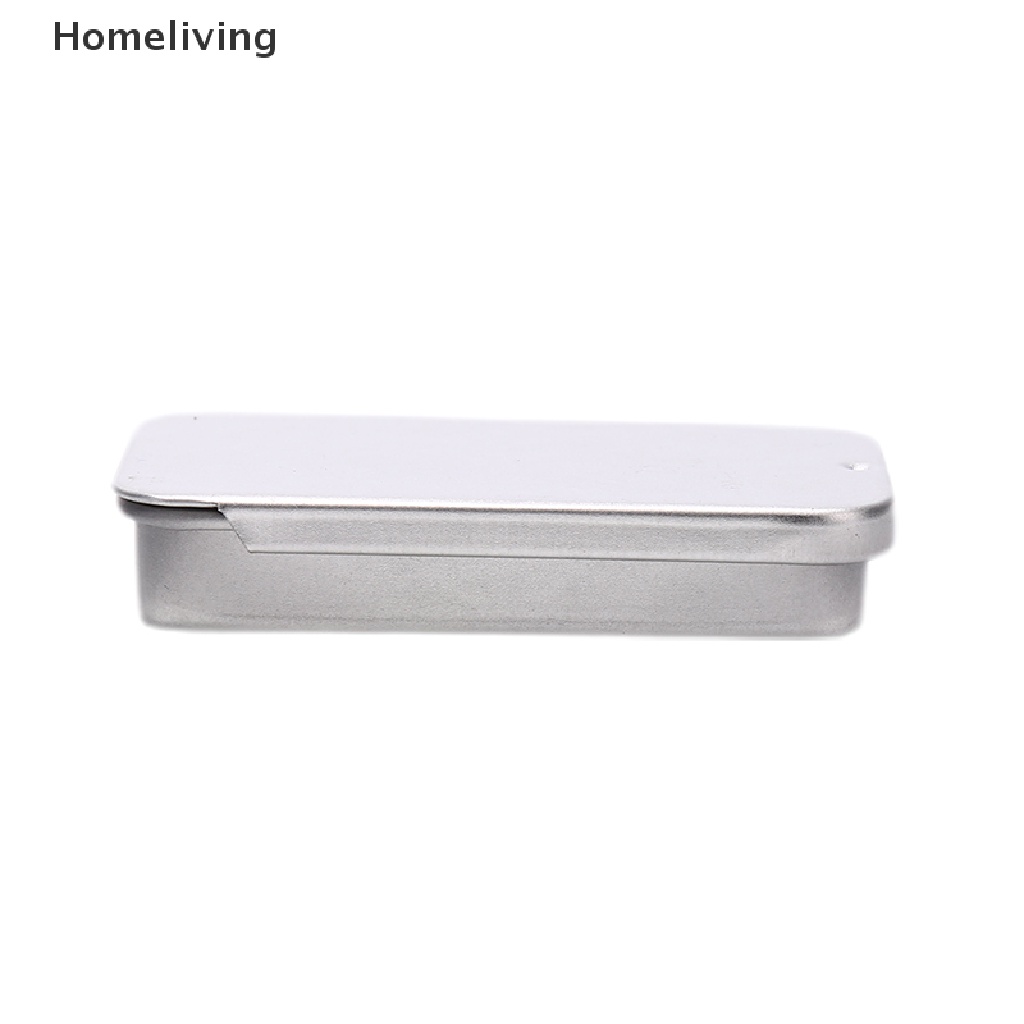 Bộ 3 Hộp Thiếc Đựng Thuốc / Trang Sức Có Nắp Trượt Tiện Dụng