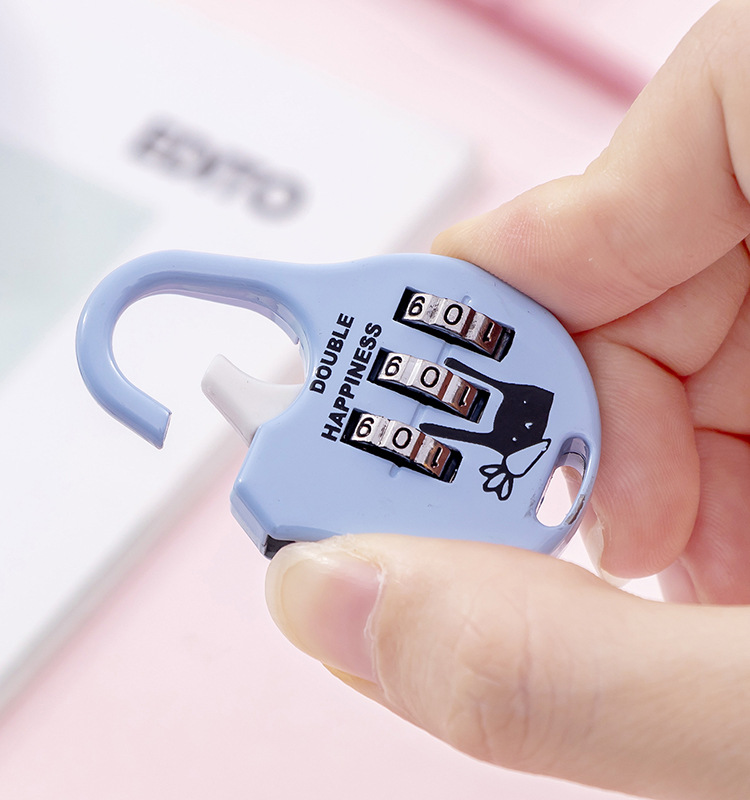 Ổ khóa mật mã mini A758 cho tủ đồ gym / hành lý / ký túc xá