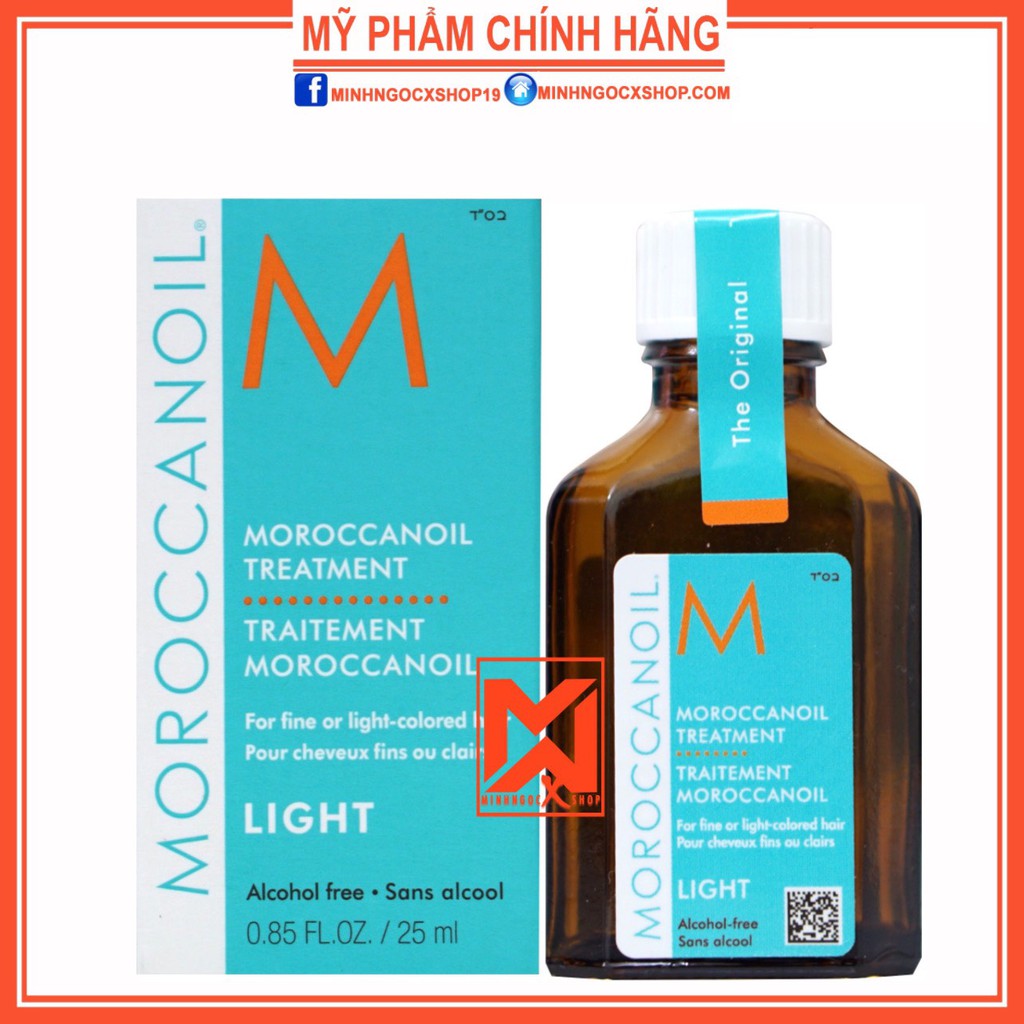 ✅[ MOROCCANOIL ] DẦU DƯỠNG TÓC MOROCCANOL TREATMENT LIGHT 25 - 100 - 125 - 200ML CHÍNH HÃNG