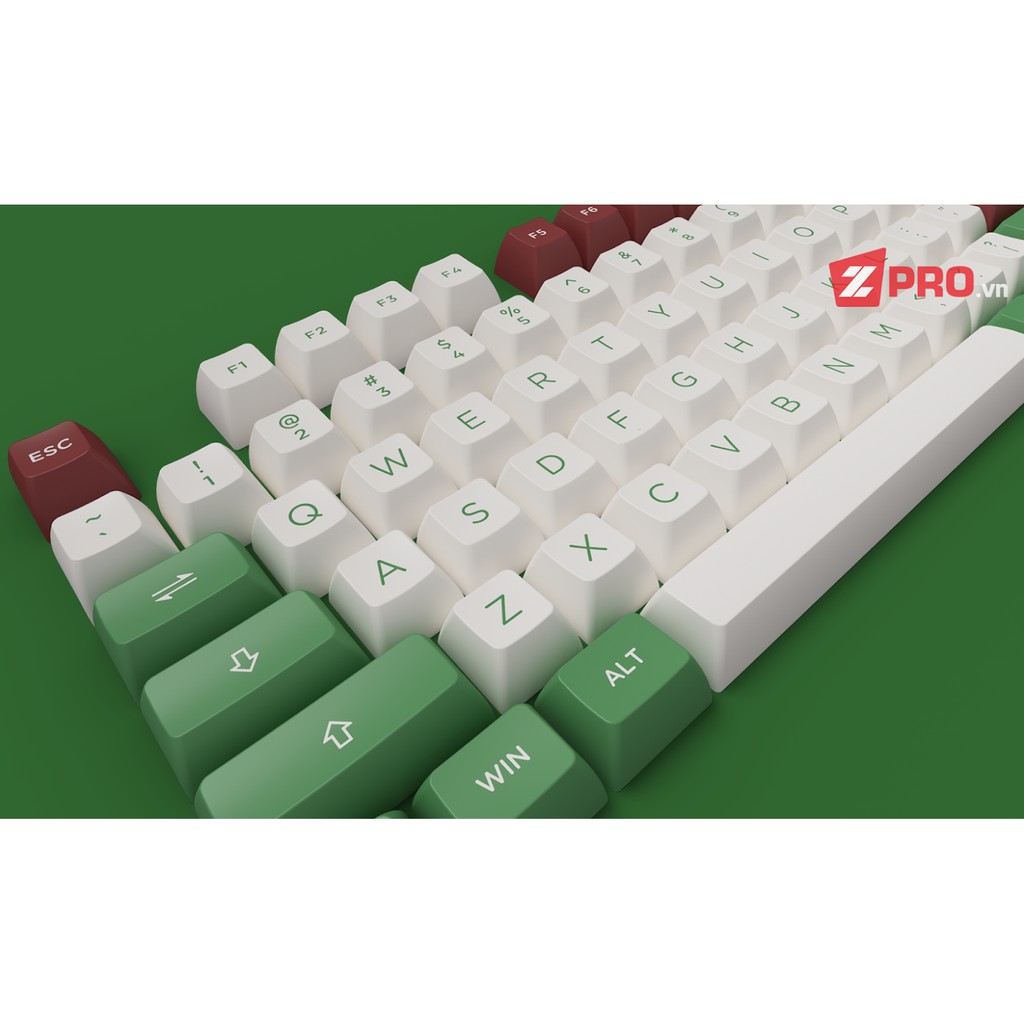 Bộ Keycap AKKO Matcha Red Bean 158 Keys