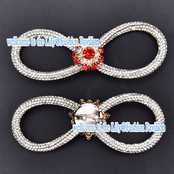 1604082 Cài Áo Hình Hoa Đính Đá Kim Cương / Kim Cương Giả / Nơ / Kính / Giày Dép Phong Cách Hàn