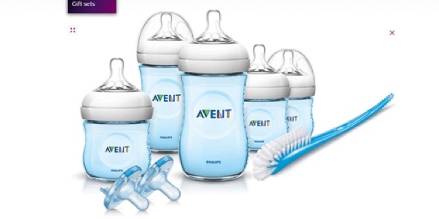 CỌ BÌNH SỮA AVENT CHUYÊN DỤNG XÁM