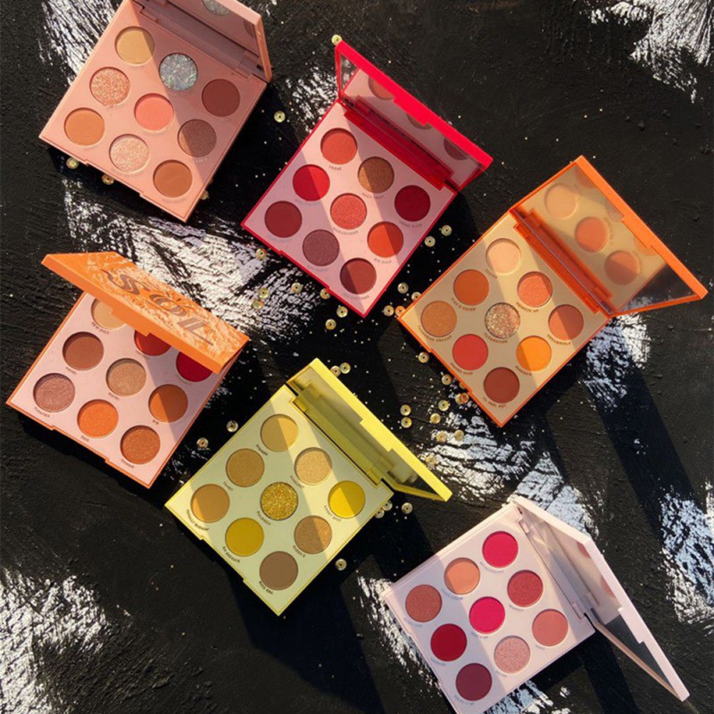 Bảng phấn mắt 9 màu lì/nhũ ánh kim kháng nước lâu trôi GUICAMI | BigBuy360 - bigbuy360.vn