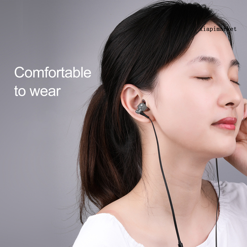 Tai Nghe Nhét Tai Xiapimarket Awei Chống Ồn Tpe Âm Thanh Hifi Có Dây Kèm Mic Cho Android