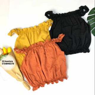 Áo croptop tay bèo