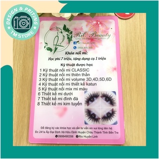 (Free thiết kế) MENU MICA 2 mặt 20x30  IN THEO YÊU CẦU