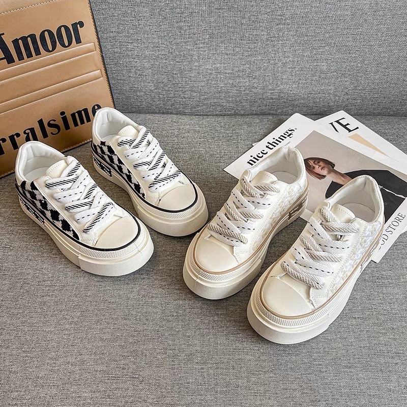 Giày dạ kẻ minsshop