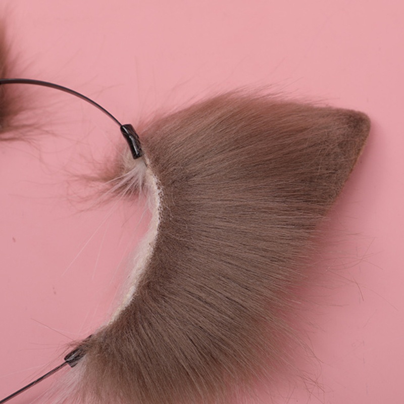 Băng Đô Tai Chó Có Lông Hóa Trang Lolita