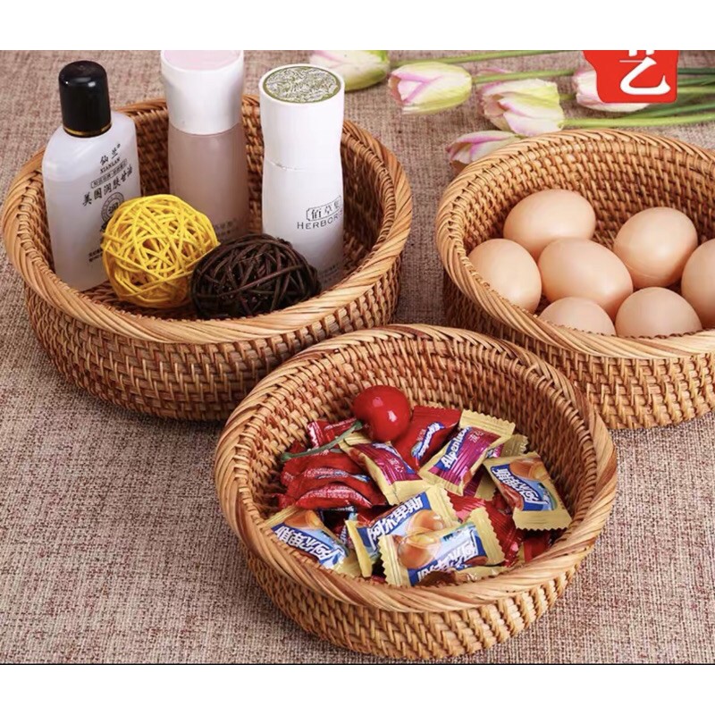 KHAI TRÒN MÂY ĐỰNG TRÁI CÂY KIM CHỈ 3 size