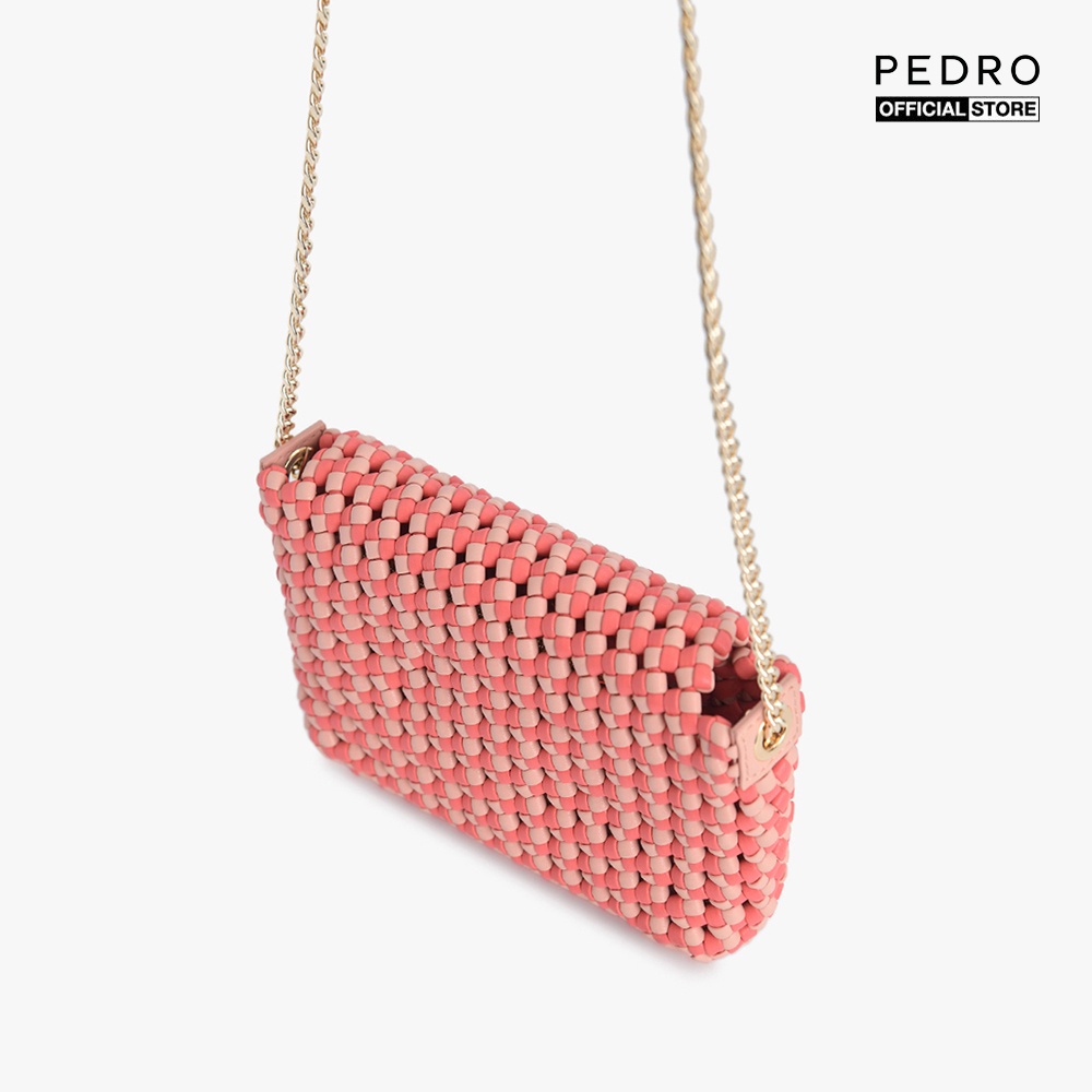 PEDRO - Túi đeo chéo nữ chữ nhật nắp gập Woven PW2-76610045-50