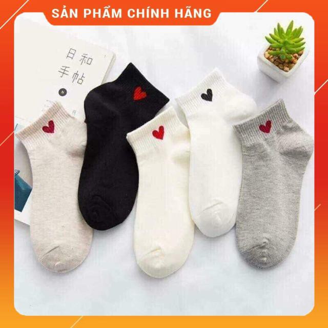 [HÀNG SIÊU TỐT] [SIÊU SALE] TẤT NỮ CỔ TIM CHẤT DÀY ĐẸP