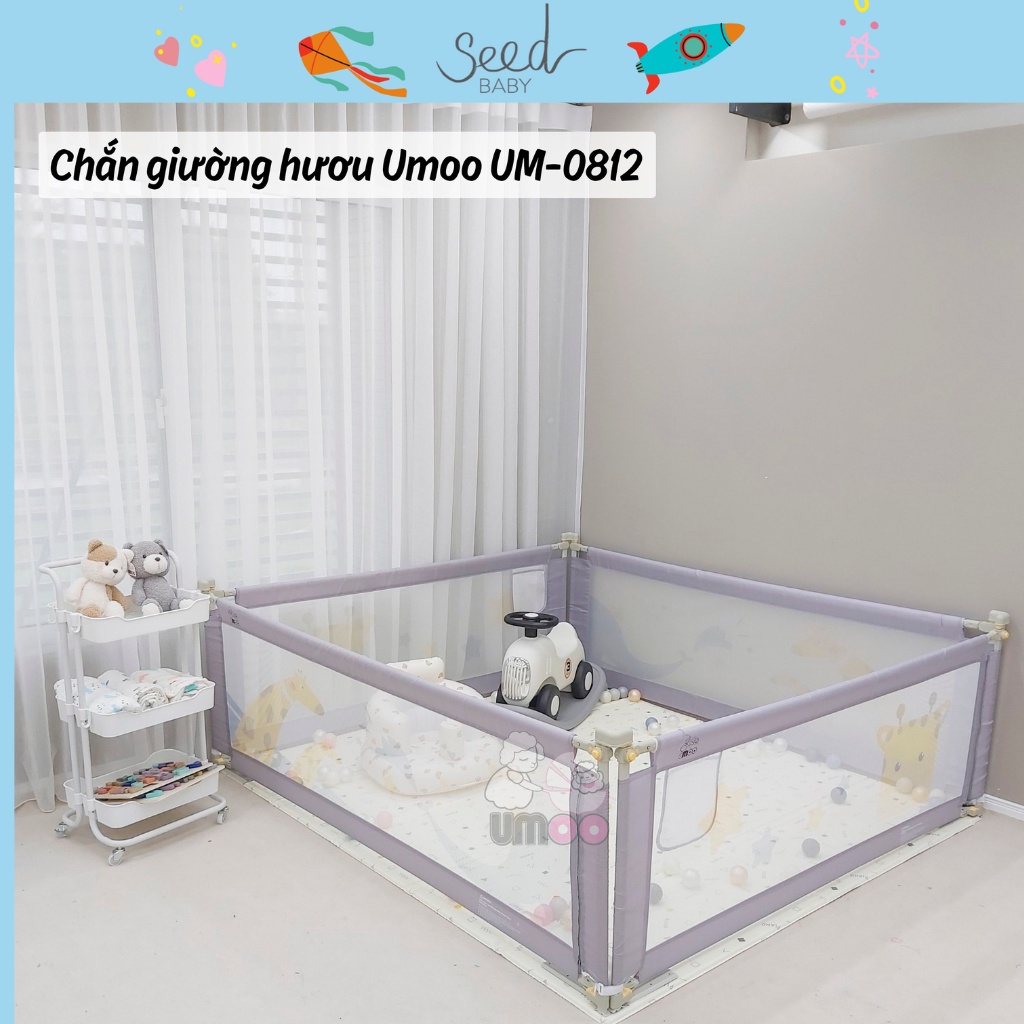 Thanh chắn giường UMOO hươu mẫu mới 2022 UM-0812 hàng chính hãng - 1 thanh - Seed Baby