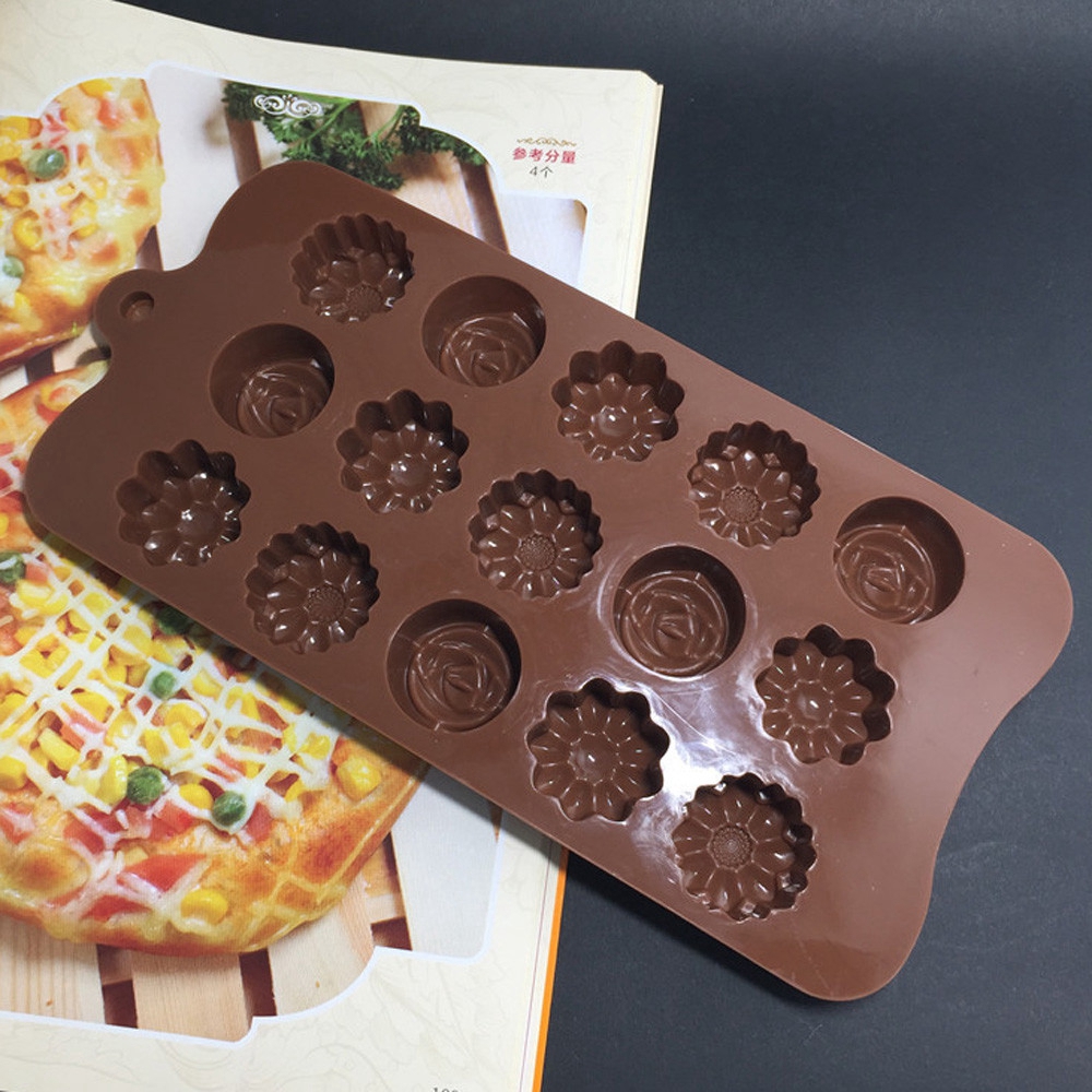 EXPEN Rose Flower Soap Fondant Decoration Tool Cake Mold
