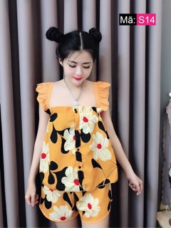 Set bộ ngủ hoa cánh tiên