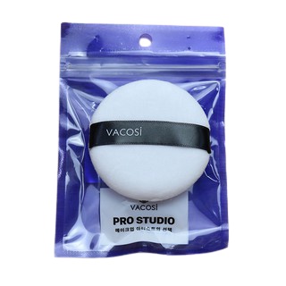 Bông phấn ướt nhỏ Pro Vacosi PU02 (tròn) và Vacosi PU03 (vuông)