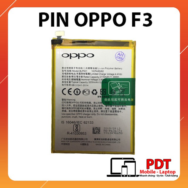 Pin OPPO F3 /  F5 - BLP631