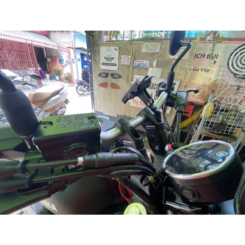 ghidon mt03 phi 22mm cho Xsr155