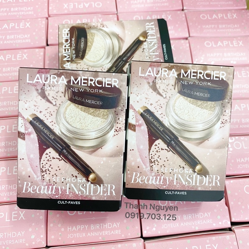 Set dưỡng da Tatcha, dưỡng tóc Olaplex, phấn phủ Laura và Amika bill Sephora Us