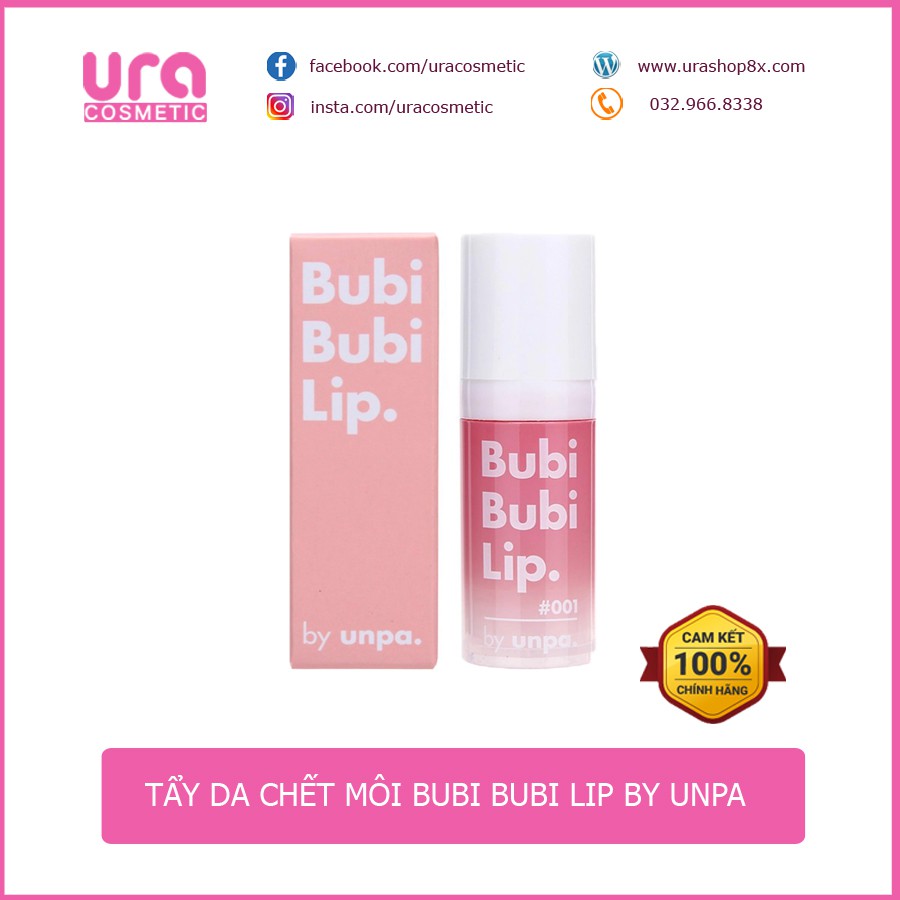 Tẩy da chết sủi bọt Bubi Bubi Lips