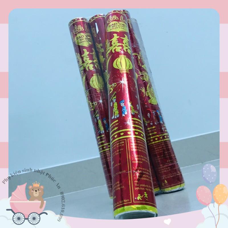 Pháo kim tuyến 4 tấc tự xoay mừng party sinh nhật HPBD