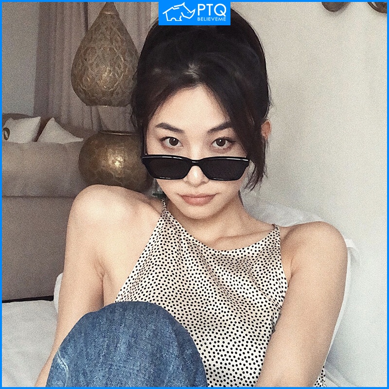 Kính Mát Gọng Nhựa Hình Chữ Nhật Thời Trang