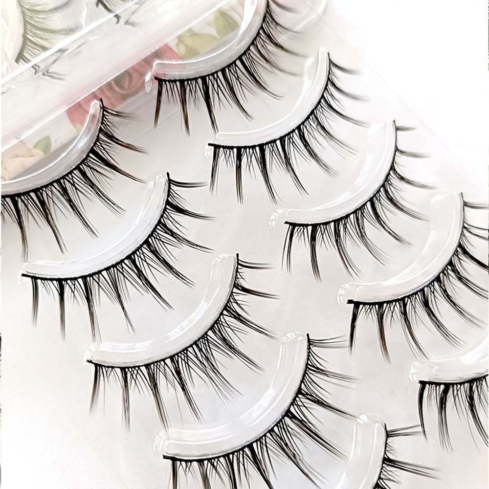[Hàng mới về] Set 5 cặp lông mi giả mềm mại 3d tự nhiên dễ thương
