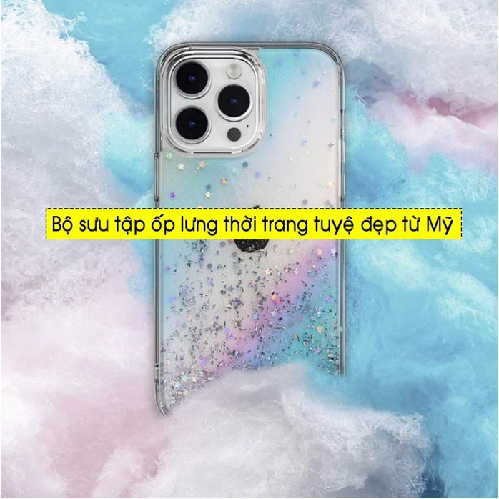 Ốp lưng IP 14 Pro Max Switcheasy Starfield 3D Glitter Resin