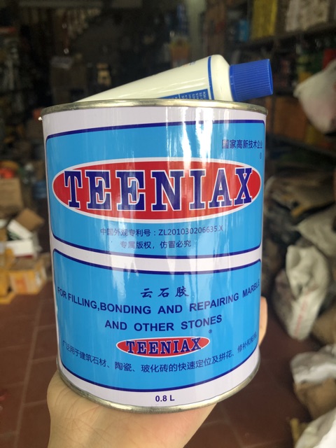 Keo Gắn Đá TEENIAX màu trắng vàng