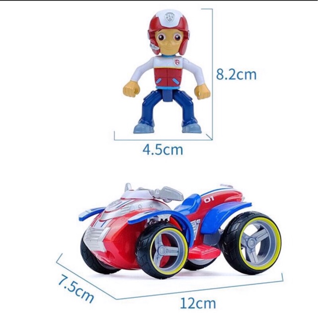 Đội Chó Cứu Hộ Paw Patrol- xe đua f1 Ready Race Rescue