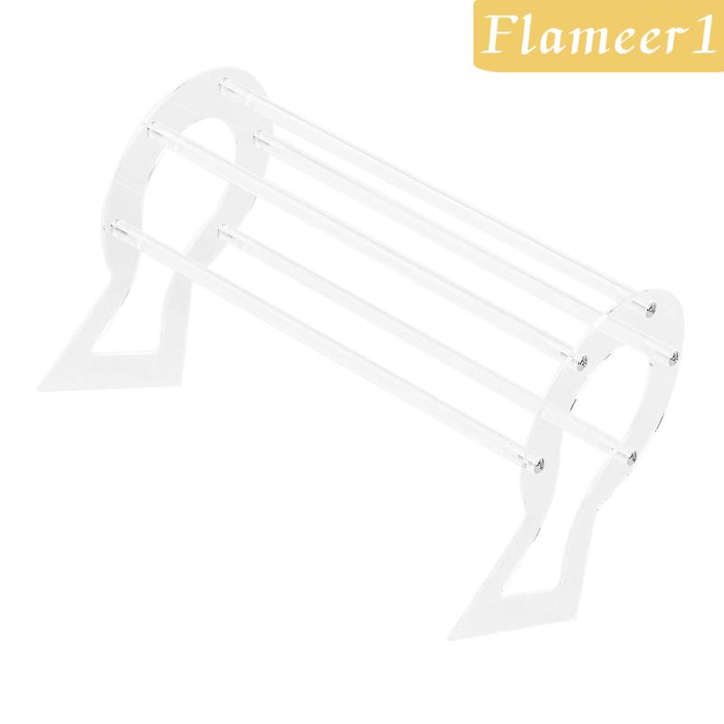 Giá Đỡ Trưng Bày Dây Buộc Tóc Bằng Acrylic Trong Suốt Flameameer1