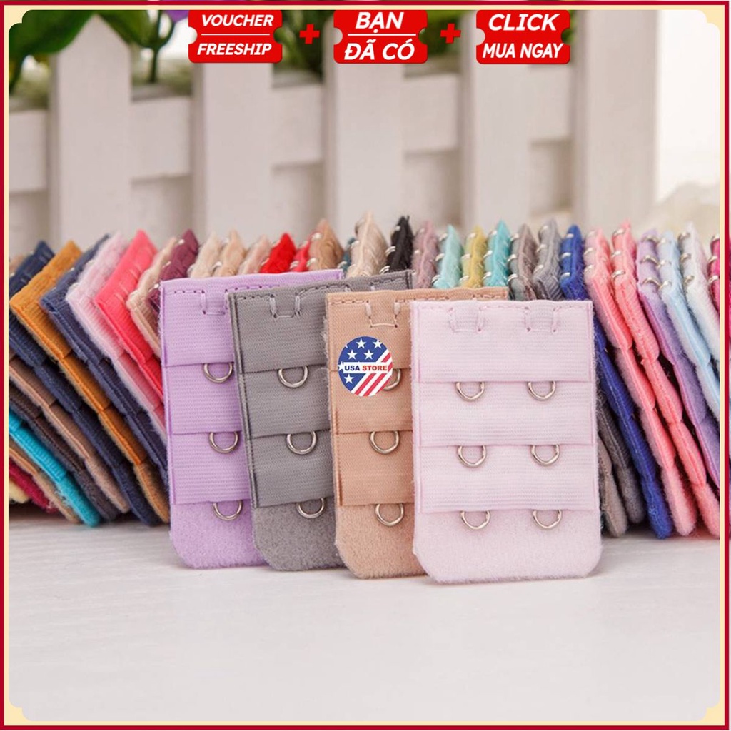 Set Cài Áo Ngực Phụ Dành Cho Áo Chật Nhiều Móc Nới - Miếng Nối Rộng Tăng Size Áo Ngực
