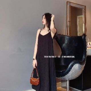 Đầm maxi 2s chéo lưng