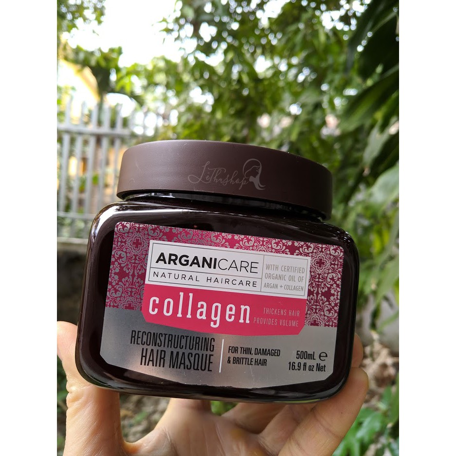 Ủ_HẤP DẦU DƯỠNG TÓC ARGANICARE COLLAGEN HAIR MASQUE 500ml