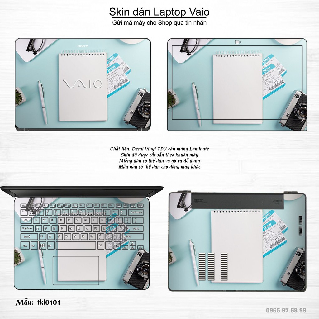 Skin dán Laptop Sony Vaio in hình thiết kế _nhiều mẫu 2 (inbox mã máy cho Shop)