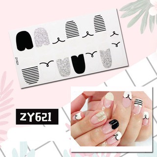 [Hàng mới về] Nhãn dán móng tay 3D dùng trang trí móng tay độc đáo