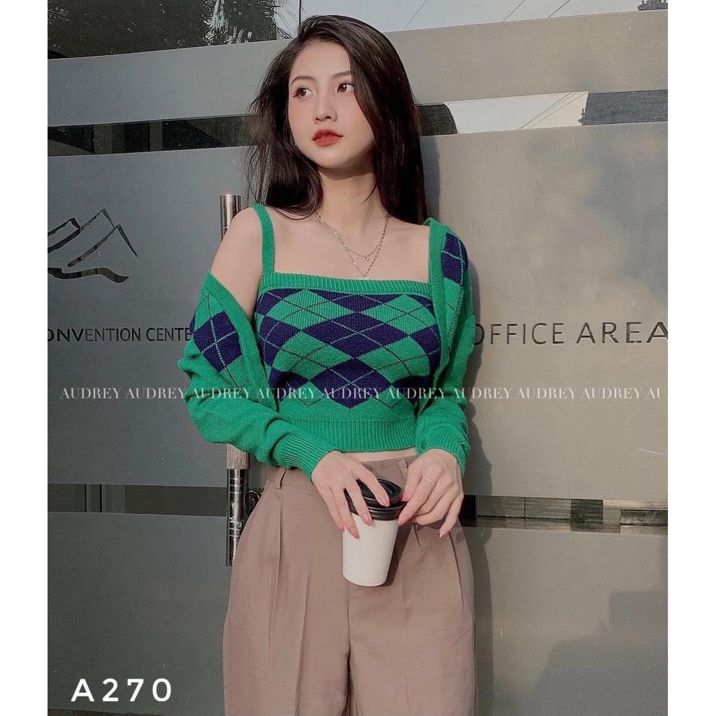 SET ÁO 2 dây MIX CARDIGAN