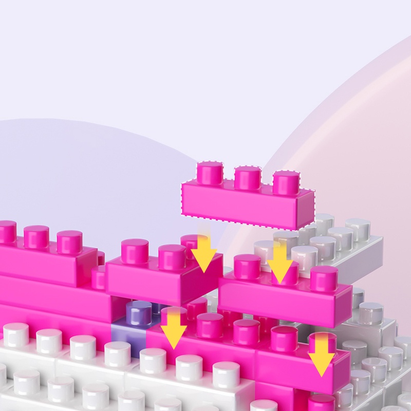 Bộ xếp hình nhân vật hoạt hình cho bé Disney ModelBuilding mô hình lắp ráp con vật độc đáo sinh động