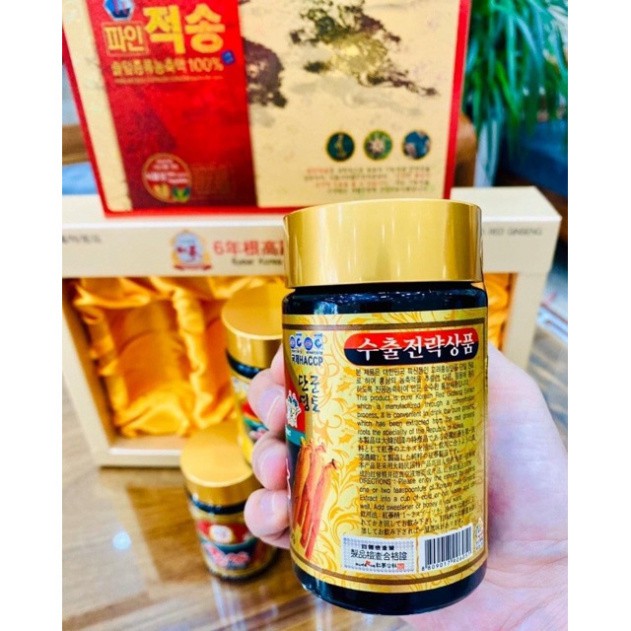 Cao hồng sâm Hàn Quốc 6 năm tuổi ( hộp 4 lọ x 250gr)